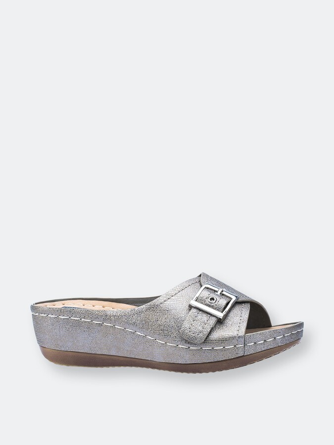 Pewter Sandals | Shop the world's largest collection of fashion 