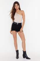 Thumbnail for your product : Nasty Gal Womens Slinky Long Sleeved Ruched Body - Beige - 4