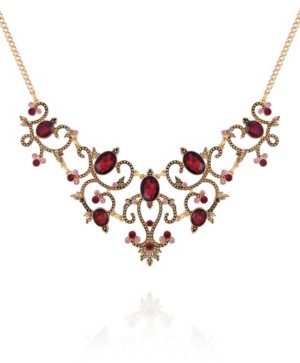 Nanette Lepore Beautifully Berry Statement Necklace