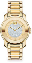 Thumbnail for your product : Movado Bold Luxe Crystal & Goldtone IP Stainless Steel Bracelet Watch