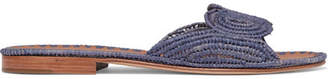 Carrie Forbes Naima Woven Raffia Slides