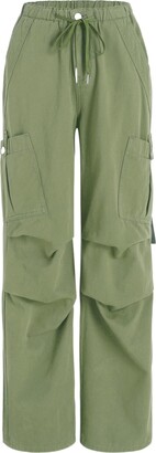 Linsennia Wanderhose Damen Wasserdicht - Y2K Wide Leg Parachute Pants Outdoor Freizeithose