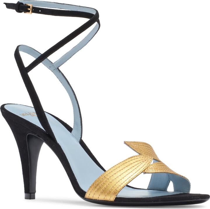 Valentino Garavani Foliage Ankle Strap Sandal