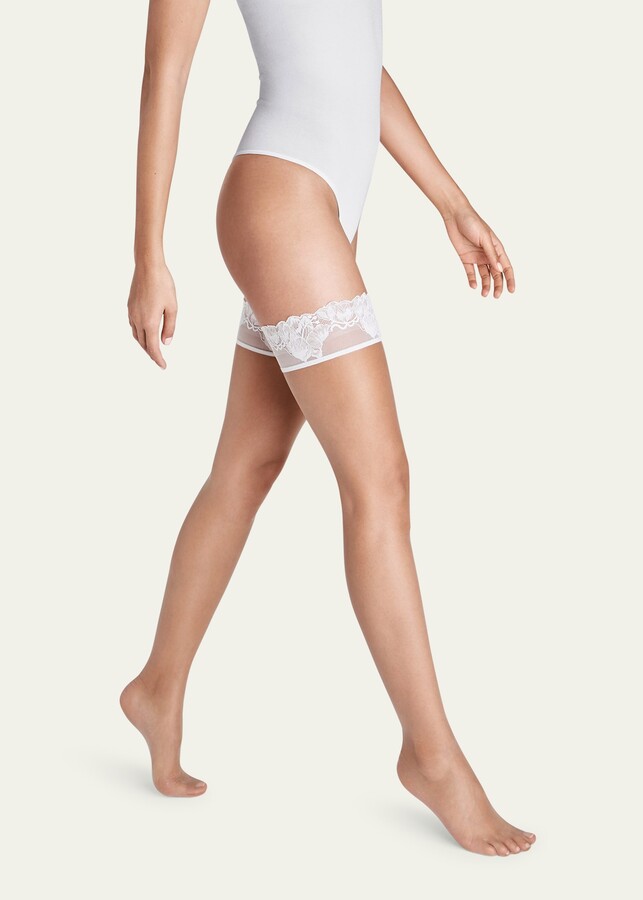 Wolford Nude 8 Lace Stay-Up - ShopStyle Shapewear