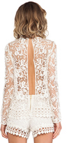 Thumbnail for your product : Alexis Belize Open Back Cochet Top