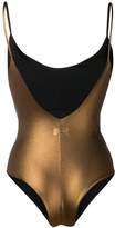 Thumbnail for your product : Fisico metallic V-back swimsuit