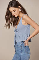 Thumbnail for your product : La Hearts Reversible Tie Detail Tank Top