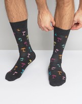 Thumbnail for your product : Happy Socks Palm Beach Socks
