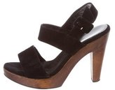 Thumbnail for your product : Loeffler Randall Suede Platform Sandals