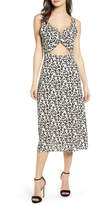 Thumbnail for your product : Leith Twist Front Cutout Midi Dress