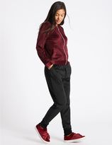 Thumbnail for your product : Marks and Spencer Drawstring Velour Joggers