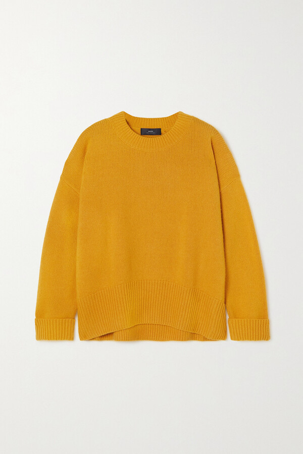 Arch4 + Net Sustain Knightsbridge Cashmere Sweater - Yellow - ShopStyle