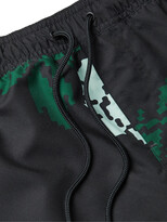 Thumbnail for your product : Saturdays NYC Timothy Rose Mid-Length Swim Shorts - Men - Black - L