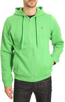 Thumbnail for your product : Lacoste Dark Fluorescent Green Zipped Hooded Sweater