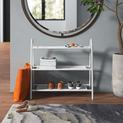 The Twillery Co. Tremblay 9 Pair Shoe Rack
