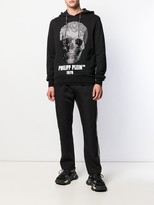 Thumbnail for your product : Philipp Plein Wavy Skull Hoodie