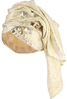 Thumbnail for your product : Stephen Jones Wrap-around gold-print turban