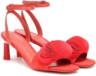 Mercedes Castillo Oraley leather and suede sandals
