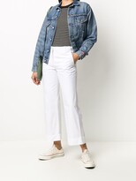 Thumbnail for your product : Alberto Biani Cropped Wide-Leg Trousers