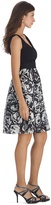 Thumbnail for your product : White House Black Market Sleeveless Rose Print Fit and Flare Dress