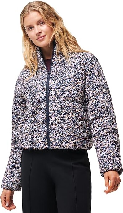 Travis Mathew Mont Blanc Floral Women's Jacket Cream : 2XL, Down/Elastane/Polyester