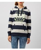 Thumbnail for your product : New Look White Pembridge and Rose Stripe Hoodie