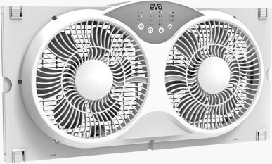 evo Electronic Remote Twin Window Fan