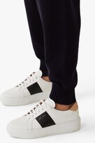 Thumbnail for your product : Jigsaw Riva Leather Platform Trainers