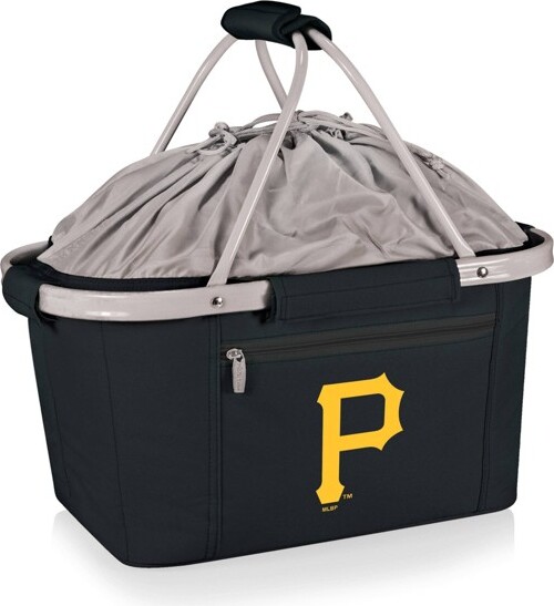 MLBPittsburghPiratesMetroBasketCollapsibleCoolerTote-Black