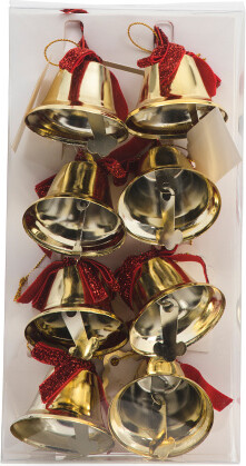 TJMAXX 8Ct Bow With Bell Gift Topper