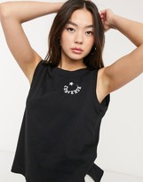 Thumbnail for your product : Converse Smile Black Tank Tank Top