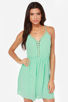 Thumbnail for your product : Flow Along Cutout Mint Green Dress