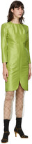 Thumbnail for your product : Maryam Nassir Zadeh Green Charlie Mid-Length Dress