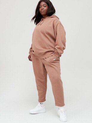 Nike Nsw Essential Trend Fleece Pant (Curve) - Brown