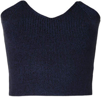 H Beauty&Youth ribbed bodice sweater