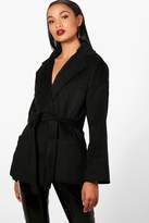 Thumbnail for your product : boohoo Belted Robe Coat