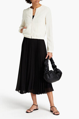 Theory Crepe bomber jacket - ShopStyle