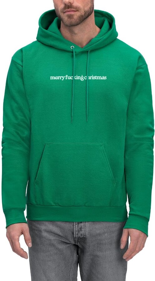 Spreadshirt Merry Fucking Christmas Men's Hoodie