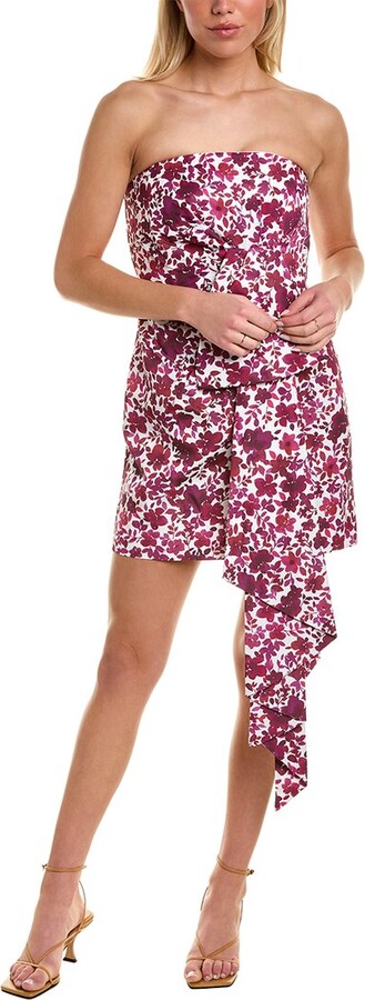 amur lorena strapless mini dress