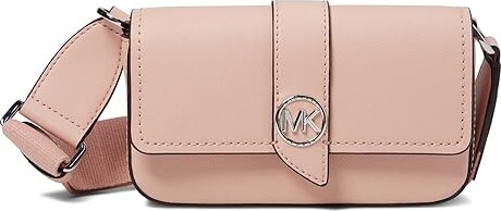 Michael Kors Greenwich Extra Small East/West Sling Crossbody Pink One Size