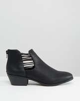 Thumbnail for your product : London Rebel Cut Out Ankle Boots