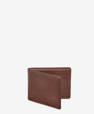GiGi New York Slim Wallet Brown Vachetta Leather