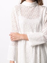 Thumbnail for your product : Comme des Garçons TAO Floral-Lace Empire-Line Dress