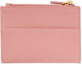 Thumbnail for your product : Prada Pink Saffiano Zip Card Holder