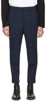 Thumbnail for your product : Ami Alexandre Mattiussi Navy Carrot Fit Trousers