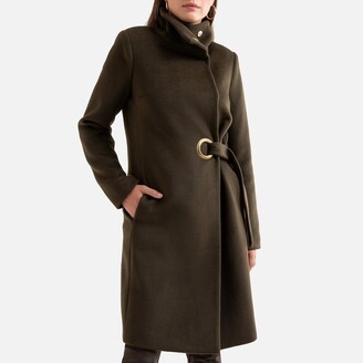Anne Weyburn Asymmetric Mid-length Coat