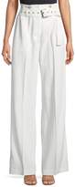 Thumbnail for your product : 3.1 Phillip Lim Utility Belted High-Waist Cotton Pants