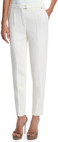 Thumbnail for your product : Escada Talarant Slim-Leg Ankle Pants, Off White