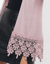Thumbnail for your product : Lipsy lace trim cardigan