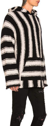 Amiri Baja Pullover Hoodie in Black & White | FWRD